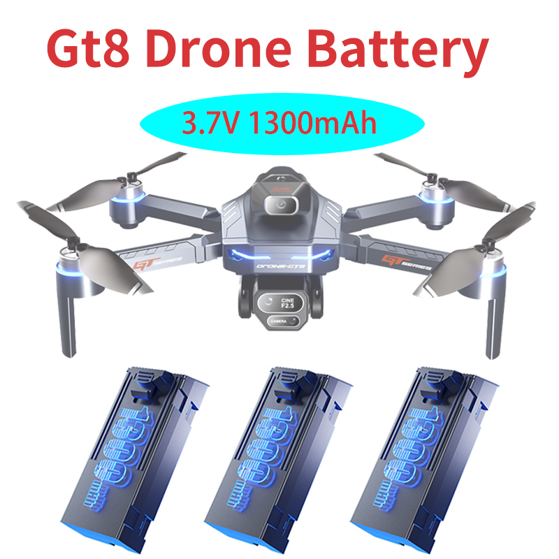 Drone Kit Professional - 기존 3.7V 1300mAh GT8 드론 배터리