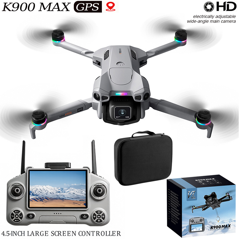 Drone Kit With Camera - K900 Max 드론 키트 4.5인치 스크린