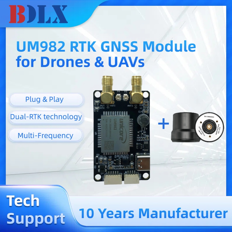 Drone Kit Hexacopter - UM982 듀얼 안테나 RTK GNSS 모듈