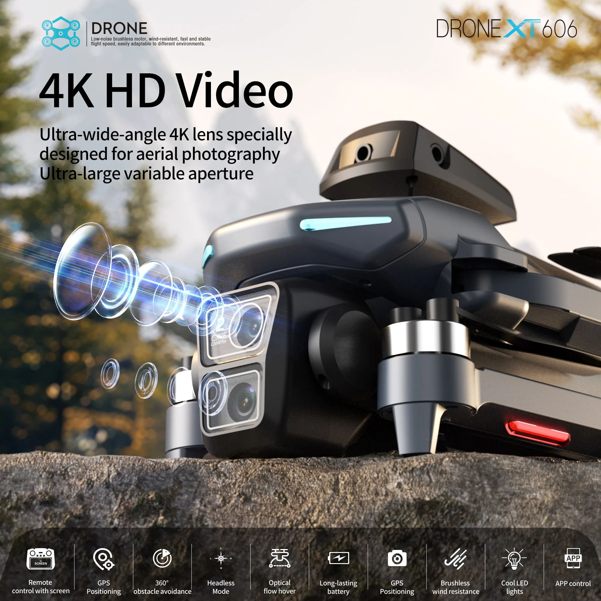 레노버 XT606 MAX GPS 드론 4K 프로페셔널  - Drone Kit With Camera 리뷰 및 가격