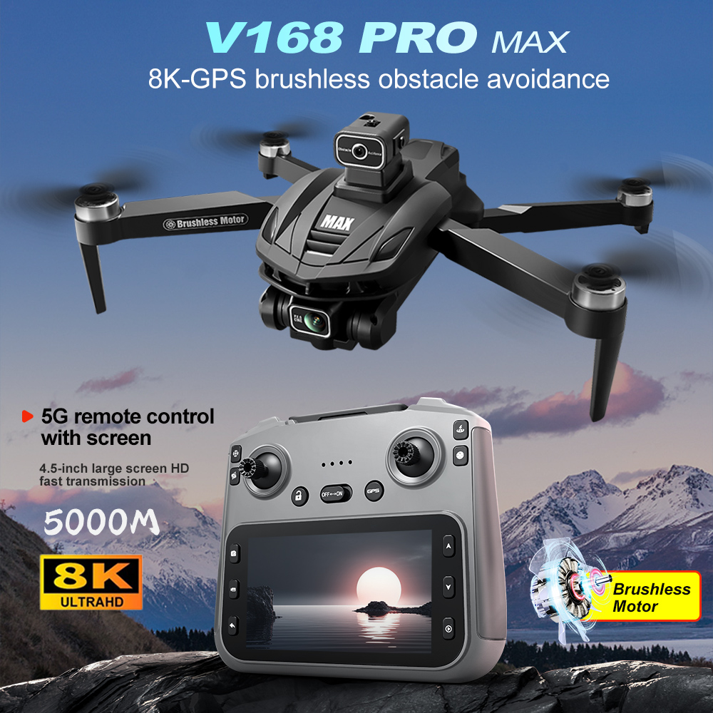 V168 PRO Max GPS 드론 8K 전문가용 HD - Drone Kit Professional 리뷰 및 가격